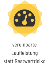 vereinbarte Laufleistung statt Restwertrisiko